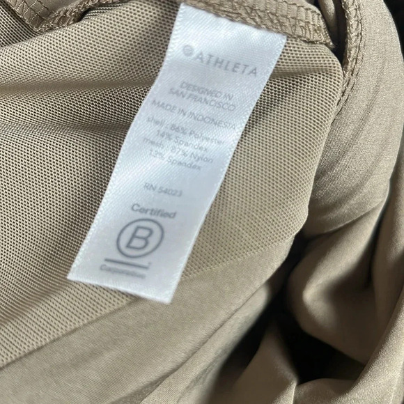 Athleta Camden Jogger 12 Khaki Casual Travel Airport Fit Comfy Active Lounge - Picture 5 of 11